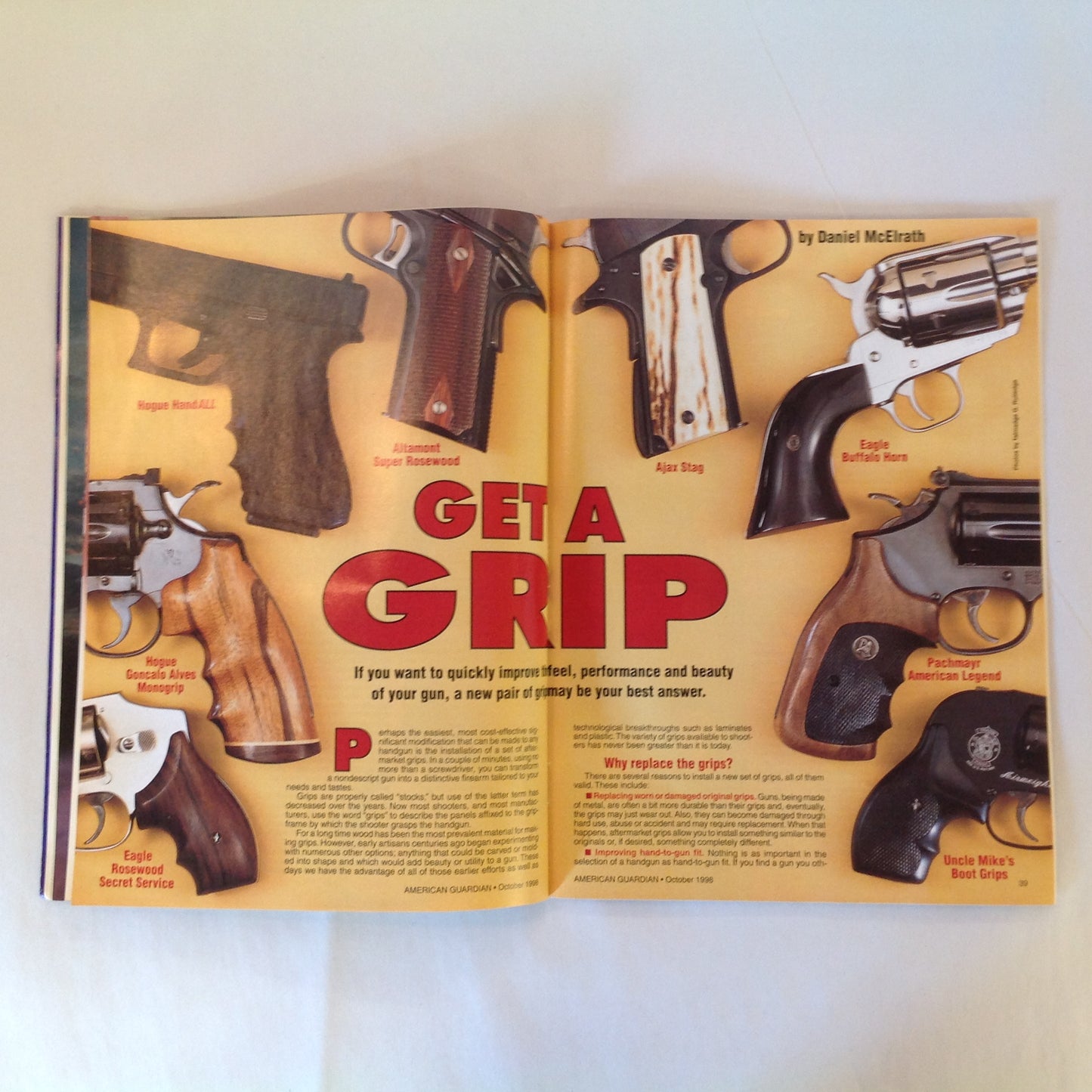 Vintage Oct 1998 American Guardian Magazine NRA Journal Ask Them to Share the Load!