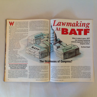 Vintage Oct 1998 American Guardian Magazine NRA Journal Ask Them to Share the Load!