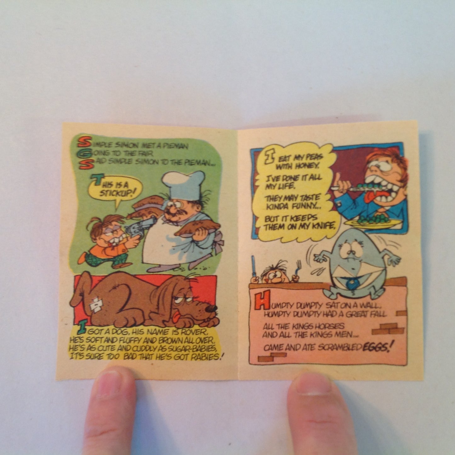 Vintage 1970's Topps Funny Li'l Joke Book Volume 41 Hippy Jokes No. 2 Cartoons