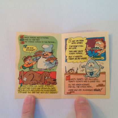 Vintage 1970's Topps Funny Li'l Joke Book Volume 5 Crazy Poems Cartoons Humor