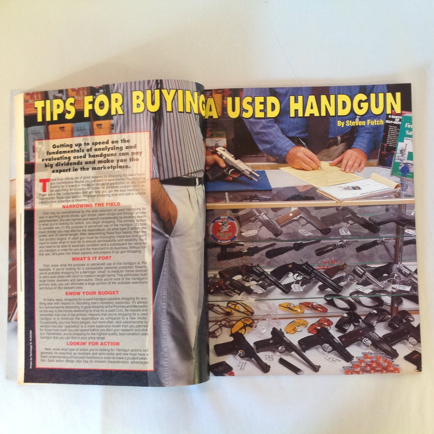 Vintage Nov/Dec 1998 American Guardian Magazine NRA Journal VOTE!