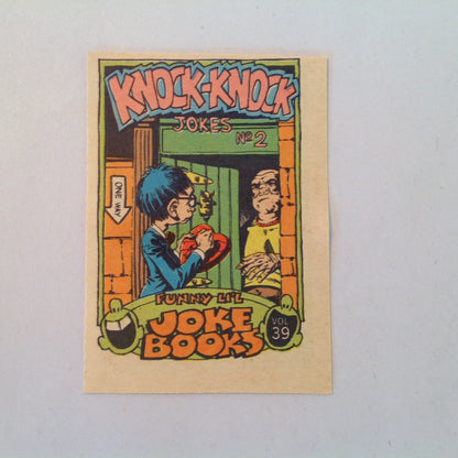 Vintage 1970's Topps Funny Li'l Joke Book Volume 39 Knock-Knock Jokes No. 2