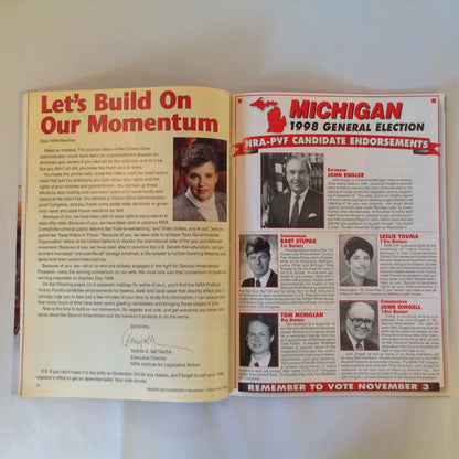 Vintage Nov/Dec 1998 American Guardian Magazine NRA Journal VOTE!