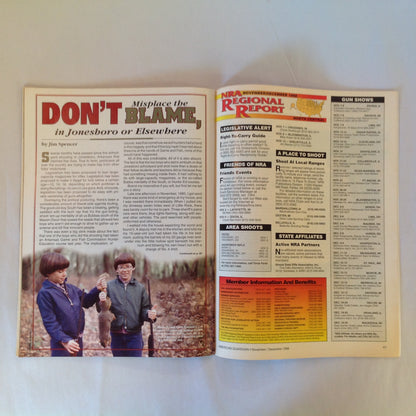 Vintage Nov/Dec 1998 American Guardian Magazine NRA Journal VOTE!