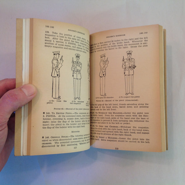 Vintage 1941 US War Department Basic Field Manual Soldier's Handbook FM 21-100