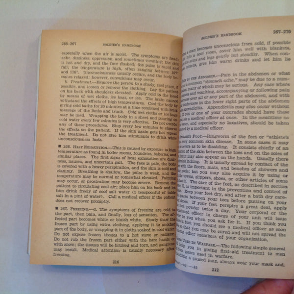 Vintage 1941 US War Department Basic Field Manual Soldier's Handbook FM 21-100