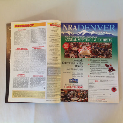 Vintage Feb 1999 American Guardian Magazine NRA Journal Wayne LaPierre & Jim Baker Finding and Fighting