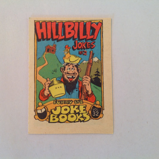 Vintage 1970's Topps Funny Li'l Joke Book Volume 32: Hillbilly Jokes No. 2 Laugh