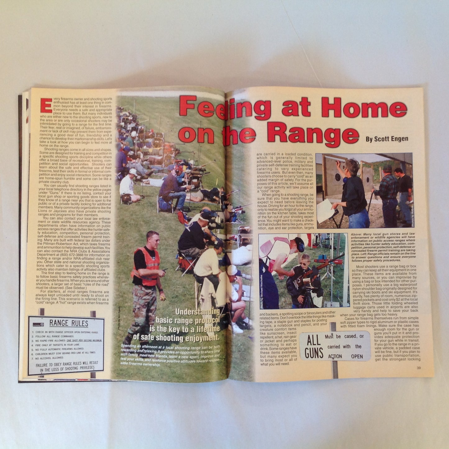 Vintage Feb 1999 American Guardian Magazine NRA Journal Wayne LaPierre & Jim Baker Finding and Fighting