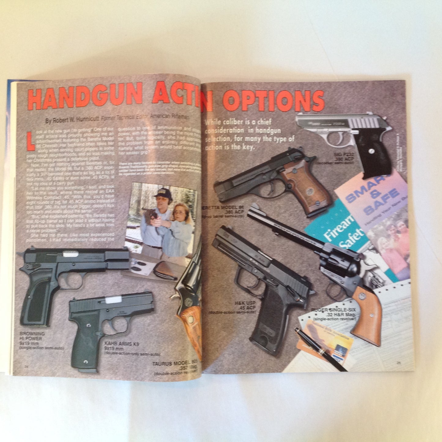 Vintage Apr 1999 American Guardian Magazine NRA Journal New Guns & Gear for '99