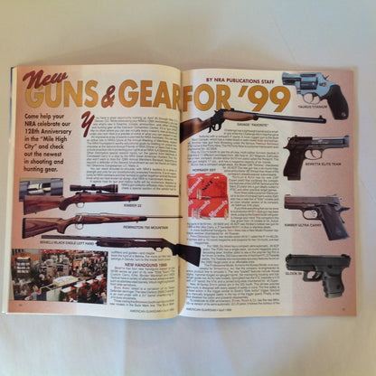 Vintage Apr 1999 American Guardian Magazine NRA Journal New Guns & Gear for '99