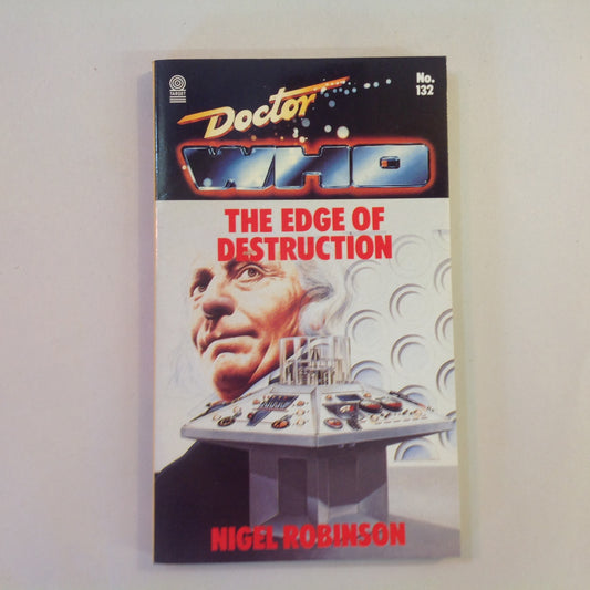 Vintage 1988 Mass Market Paperback Doctor Who: The Edge of Destruction Nigel Robinson