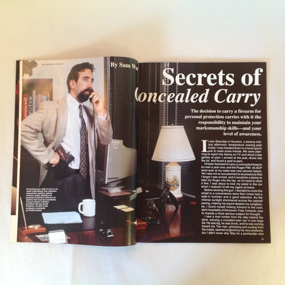 Vintage Jul 1999 American Guardian Magazine NRA Journal Trends in Law Enforcement Handguns Firearms Training Facilities Secrets of Concealed Carry