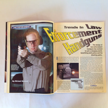 Vintage Jul 1999 American Guardian Magazine NRA Journal Trends in Law Enforcement Handguns Firearms Training Facilities Secrets of Concealed Carry