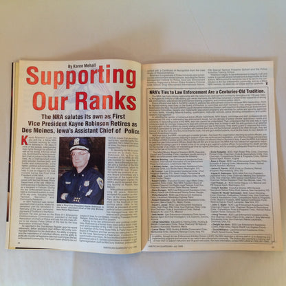 Vintage Jul 1999 American Guardian Magazine NRA Journal Trends in Law Enforcement Handguns Firearms Training Facilities Secrets of Concealed Carry