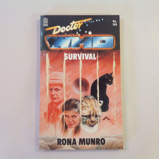 Vintage 1990 Mass Market Paperback Doctor Who: Survival Rona Munro