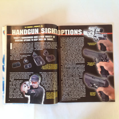 Vintage Oct 1999 American Guardian Magazine NRA Journal Handgun Sight Options America's Warhorse M1911 Hearing Protection