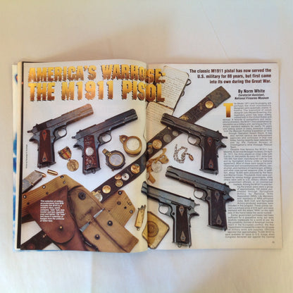 Vintage Oct 1999 American Guardian Magazine NRA Journal Handgun Sight Options America's Warhorse M1911 Hearing Protection