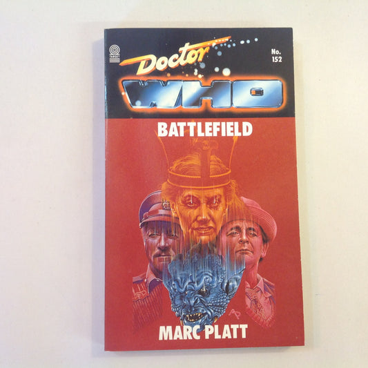 Vintage 1991 Mass Market Paperback Doctor Who: Battlefield Marc Platt