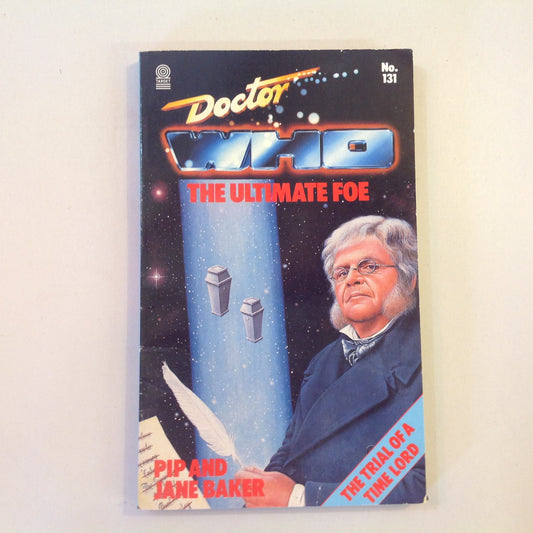 Vintage 1988 Mass Market Paperback Doctor Who: The Trial of a Time Lord: The Ultimate Foe Pip and Jane Baker