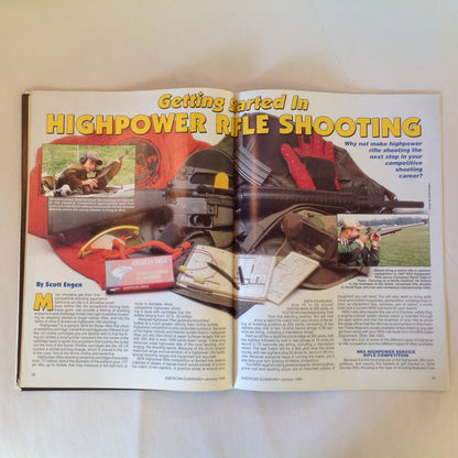 Vintage Jan 1999 American Guardian Rebirth of Snub-Nose Revolver Guns Shows Under Attack! New Trends in Indoor Ammo Highpower Rifles