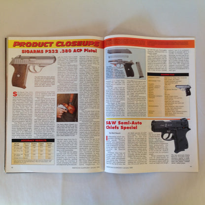 Vintage Jan 1999 American Guardian Rebirth of Snub-Nose Revolver Guns Shows Under Attack! New Trends in Indoor Ammo Highpower Rifles
