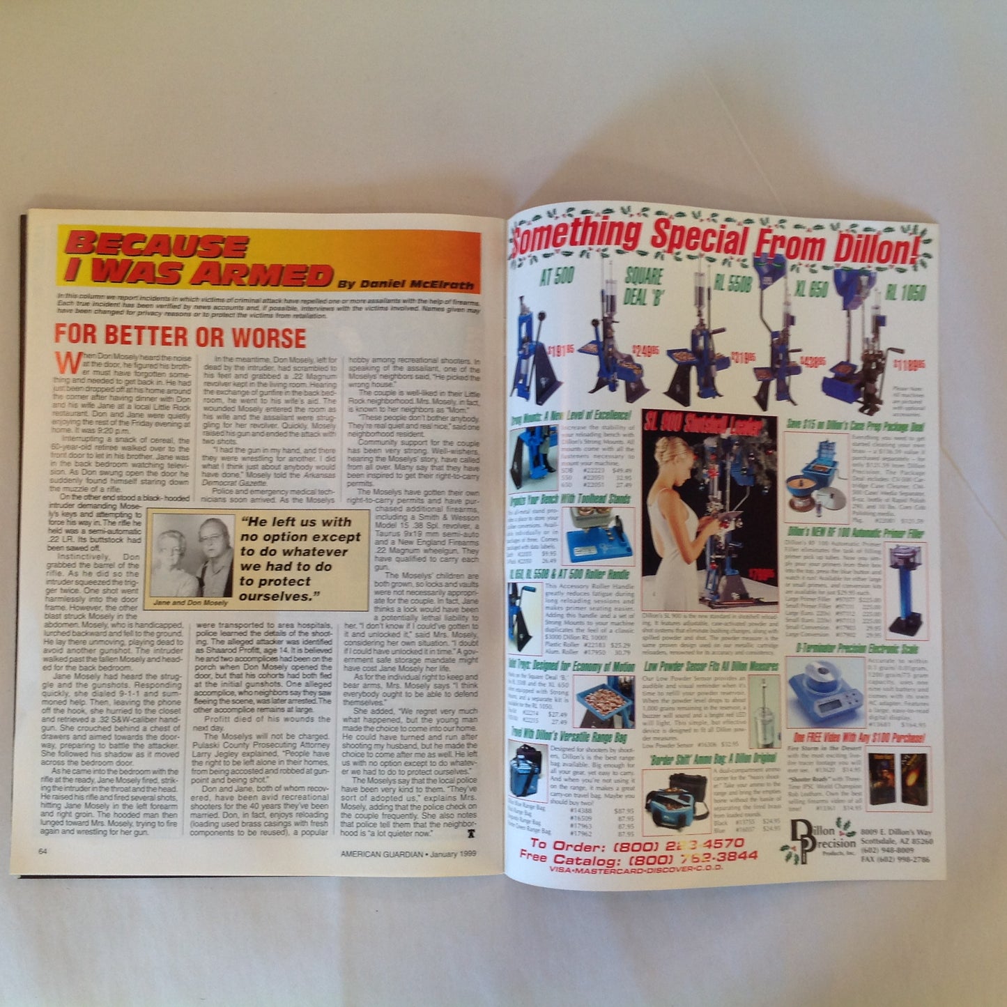 Vintage Jan 1999 American Guardian Rebirth of Snub-Nose Revolver Guns Shows Under Attack! New Trends in Indoor Ammo Highpower Rifles