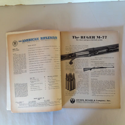 Vintage Mar 1970 American Rifleman Magazine International Shooting Union 40th World Championships Phoenix AZ