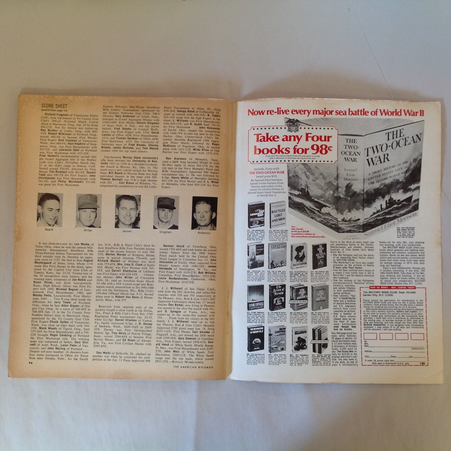 Vintage Mar 1970 American Rifleman Magazine International Shooting Union 40th World Championships Phoenix AZ