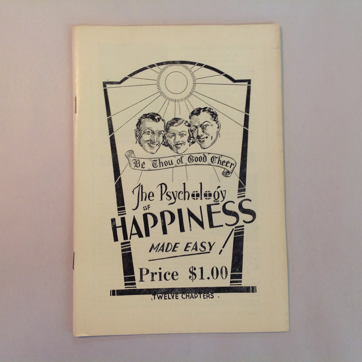 Vintage 1934 Metaphysical Booklet The Psychology of Happiness Made Easy! Korda Ra Mayne