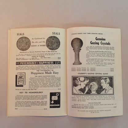 Vintage 1934 Metaphysical Booklet The Psychology of Happiness Made Easy! Korda Ra Mayne