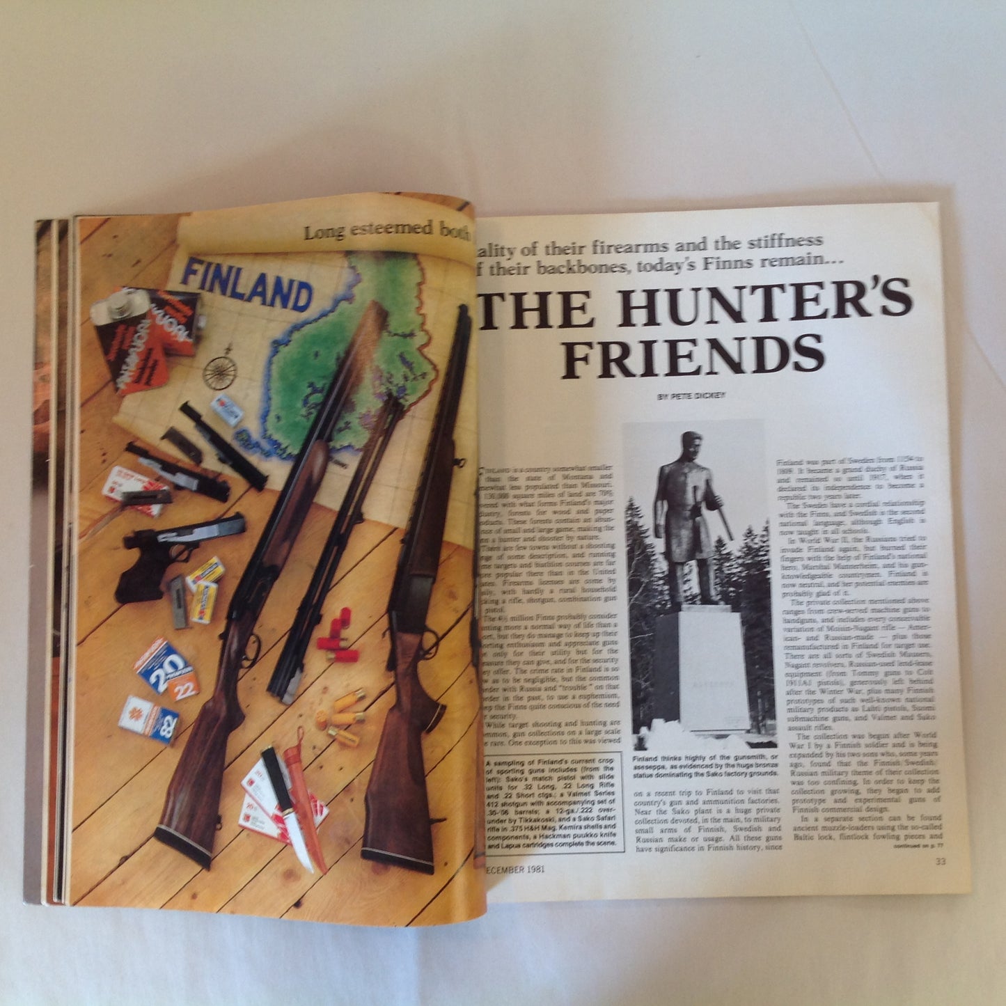 Vintage Dec 1981 American Rifleman Magazine Scopes For Your Handgun Flying With Firearms