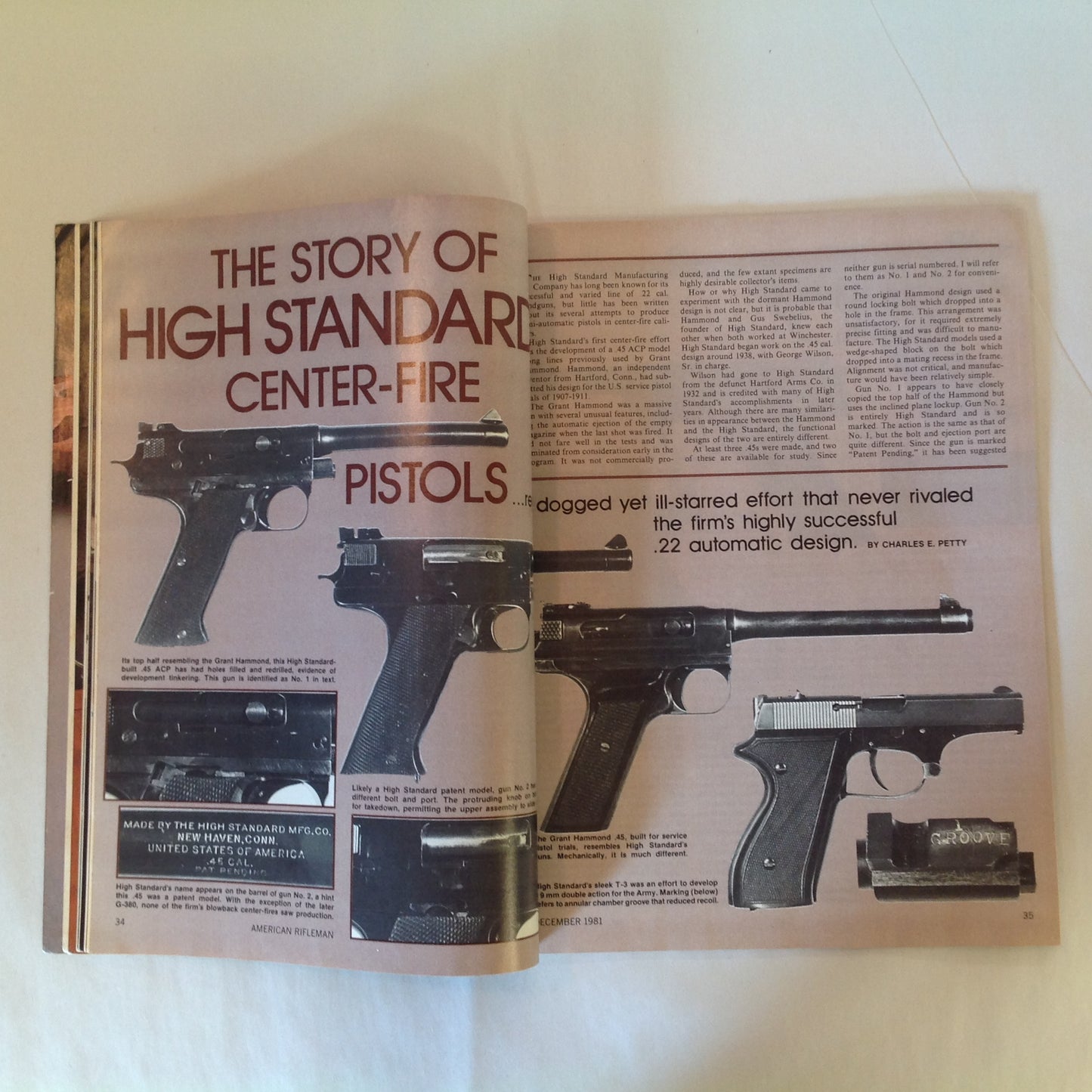 Vintage Dec 1981 American Rifleman Magazine Scopes For Your Handgun Flying With Firearms