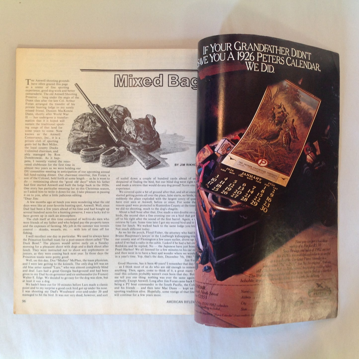 Vintage Dec 1981 American Rifleman Magazine Scopes For Your Handgun Flying With Firearms