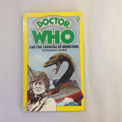 Vintage 1980 Mass Market Paperback Doctor Who and the Carnival of Monsters Terrance Dicks