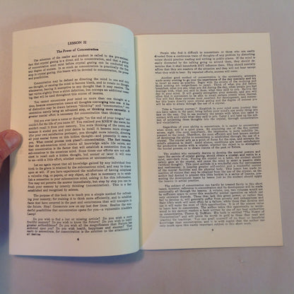Vintage 1934 Metaphysical Booklet Six Lessons in Crystal Gazing: A Complete Course of Instruction for the Beginner Dr. Korda Ra Mayne