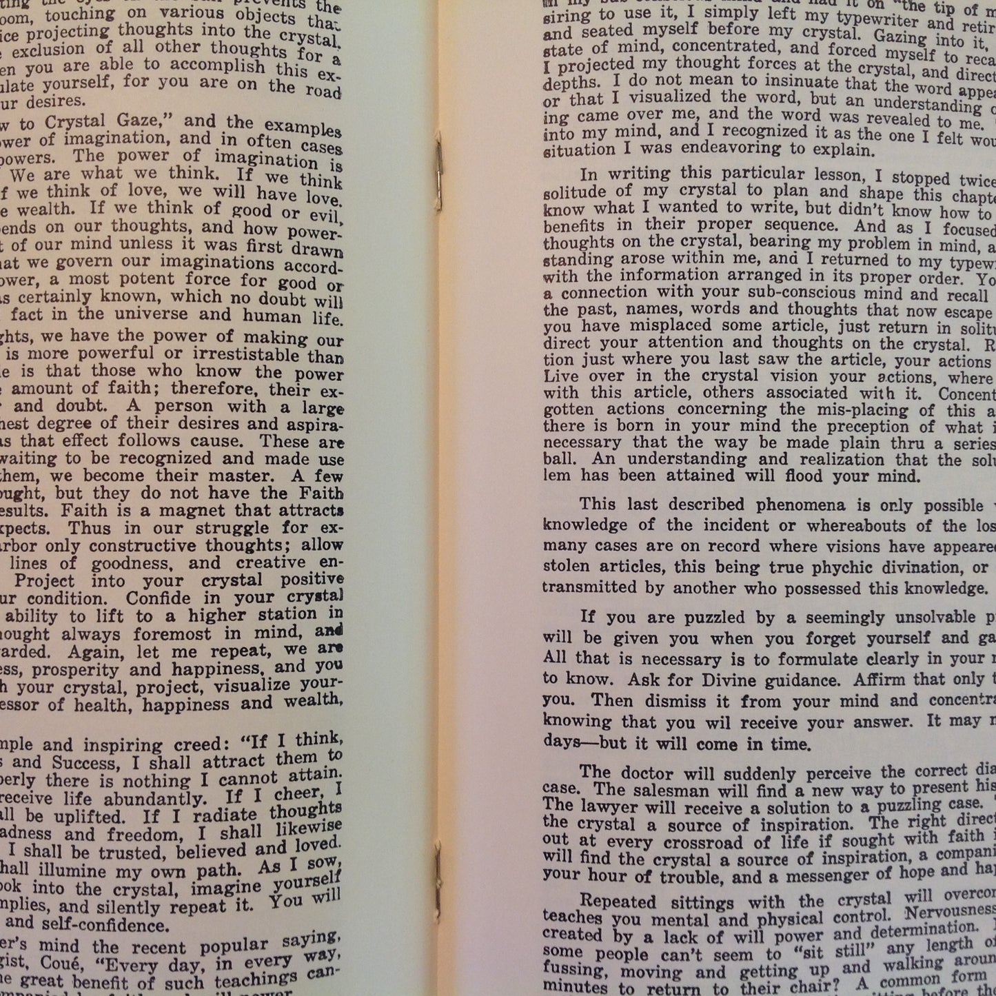 Vintage 1934 Metaphysical Booklet Six Lessons in Crystal Gazing: A Complete Course of Instruction for the Beginner Dr. Korda Ra Mayne