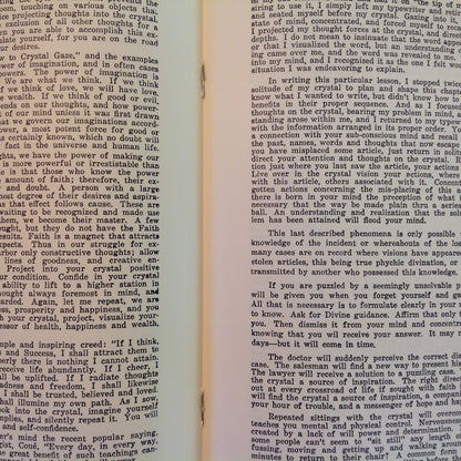 Vintage 1934 Metaphysical Booklet Six Lessons in Crystal Gazing: A Complete Course of Instruction for the Beginner Dr. Korda Ra Mayne