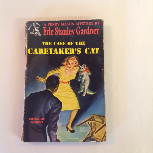 Vintage 1948 Mass Market Paperback The Case of the Caretaker's Cat: A Perry Mason Mystery Earle Stanley Gardner