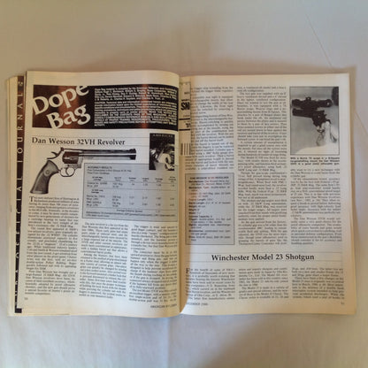 Vintage Dec 1986 American Rifleman Magazine Aagaard Tests the .338-'06 Blackpowder and Steel Targets