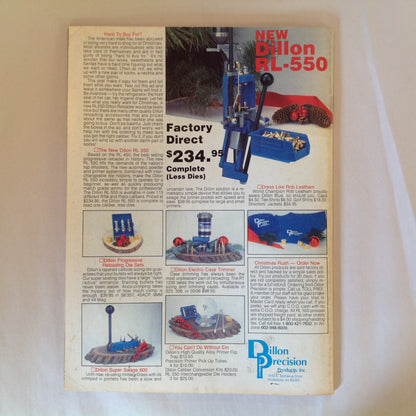 Vintage Dec 1986 American Rifleman Magazine Aagaard Tests the .338-'06 Blackpowder and Steel Targets