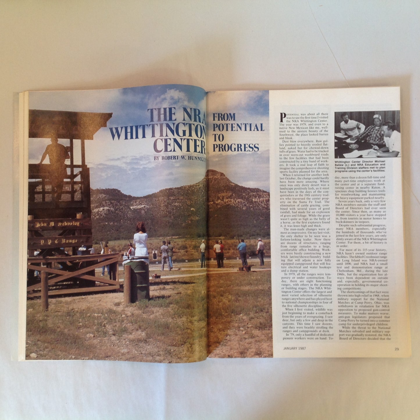 Vintage Jan 1987 American Rifleman Magazine Guns of Aldo Uberti Old Wingshooter Wisdom S&W's New Model 422