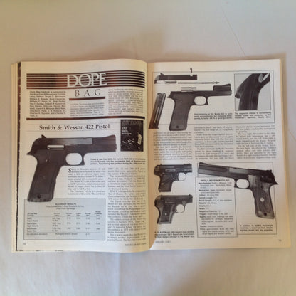 Vintage Jan 1987 American Rifleman Magazine Guns of Aldo Uberti Old Wingshooter Wisdom S&W's New Model 422