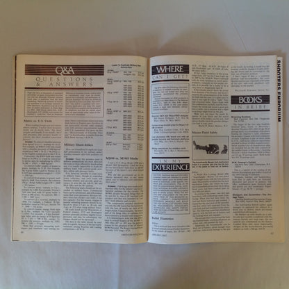 Vintage Jan 1987 American Rifleman Magazine Guns of Aldo Uberti Old Wingshooter Wisdom S&W's New Model 422