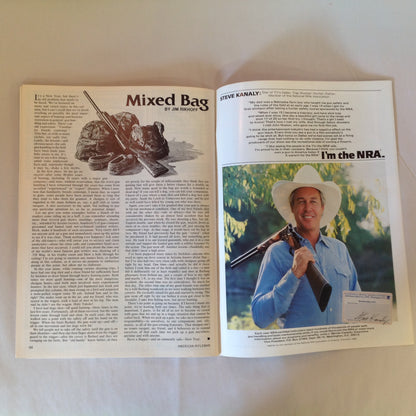 Vintage Jan 1987 American Rifleman Magazine Guns of Aldo Uberti Old Wingshooter Wisdom S&W's New Model 422