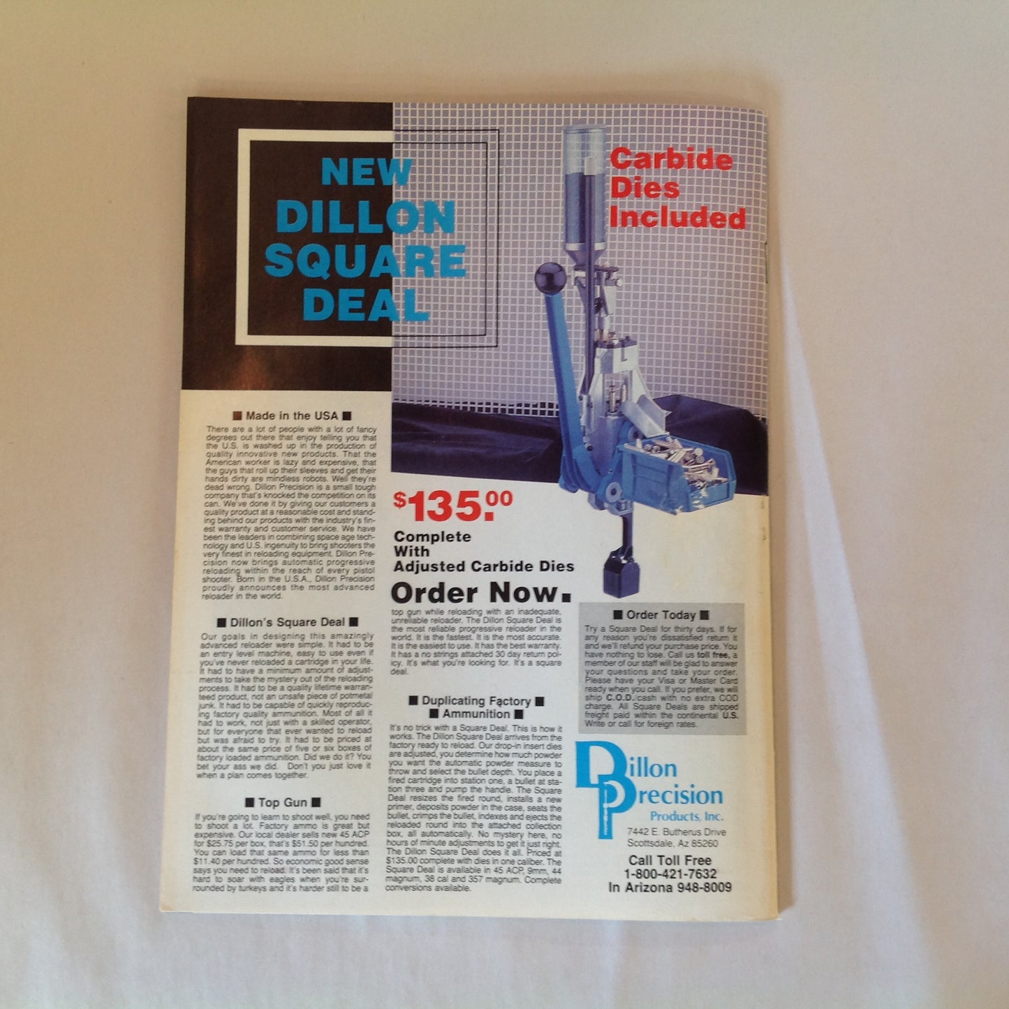 Vintage Jan 1987 American Rifleman Magazine Guns of Aldo Uberti Old Wingshooter Wisdom S&W's New Model 422