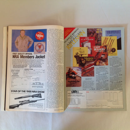 Vintage Dec 1988 American Rifleman Magazine Benelli Montefeltro Super 90 Firearms Laws Made in Japan Guns & Election Ruger's P-85