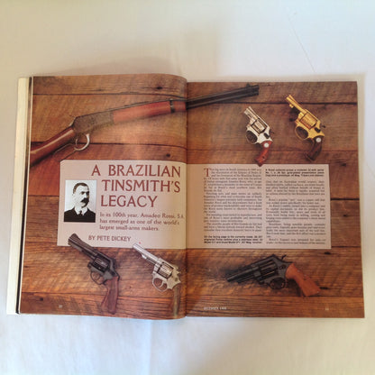 Vintage Dec 1988 American Rifleman Magazine Benelli Montefeltro Super 90 Firearms Laws Made in Japan Guns & Election Ruger's P-85