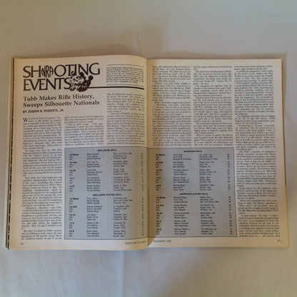 Vintage Dec 1988 American Rifleman Magazine Benelli Montefeltro Super 90 Firearms Laws Made in Japan Guns & Election Ruger's P-85