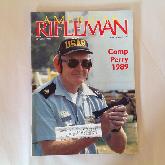 Vintage Oct 1989 American Rifleman Magazine Camp Perry 1989